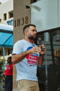 Alfredo Santos, diretor do Sindiquímica e da CUT Bahia